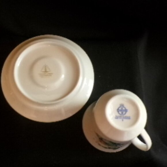 1950s Vintage Villeroy and Boch Luxembourg Demitasse Cups Set - Picture 5 of 9